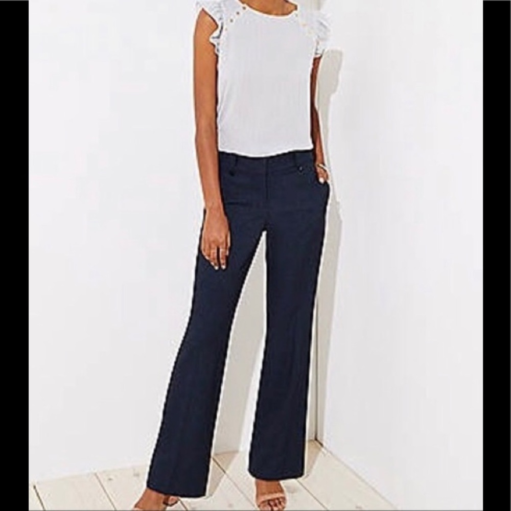 LOFT Navy blue dress pants / trouser